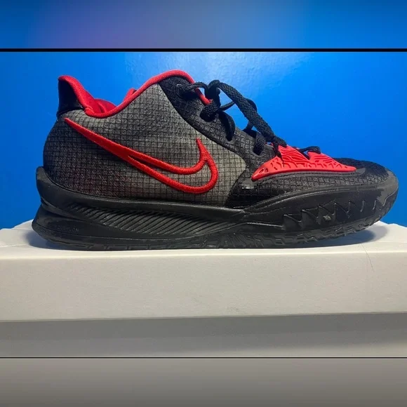 Nike Shoes Kyrie Low Bred Colourway Black Red White Size